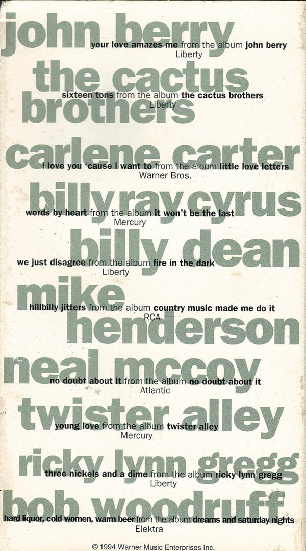Various – Country Video Monthly - March 1994
