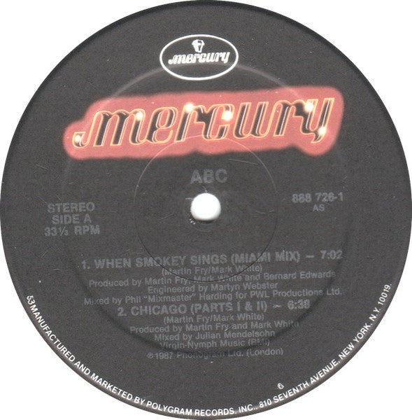ABC – When Smokey Sings