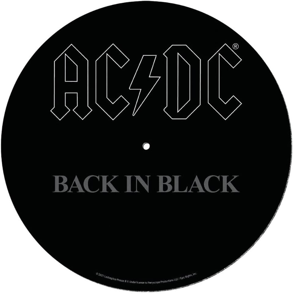 AC/DC Back In Black Slipmat