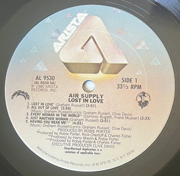 Air Supply – Lost In Love