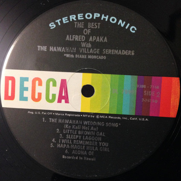 Alfred Apaka With The Hawaiian Village Serenaders – The Best Of Alfred Apaka