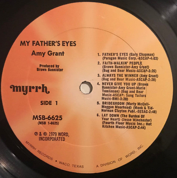 Amy Grant – My Father's Eyes
