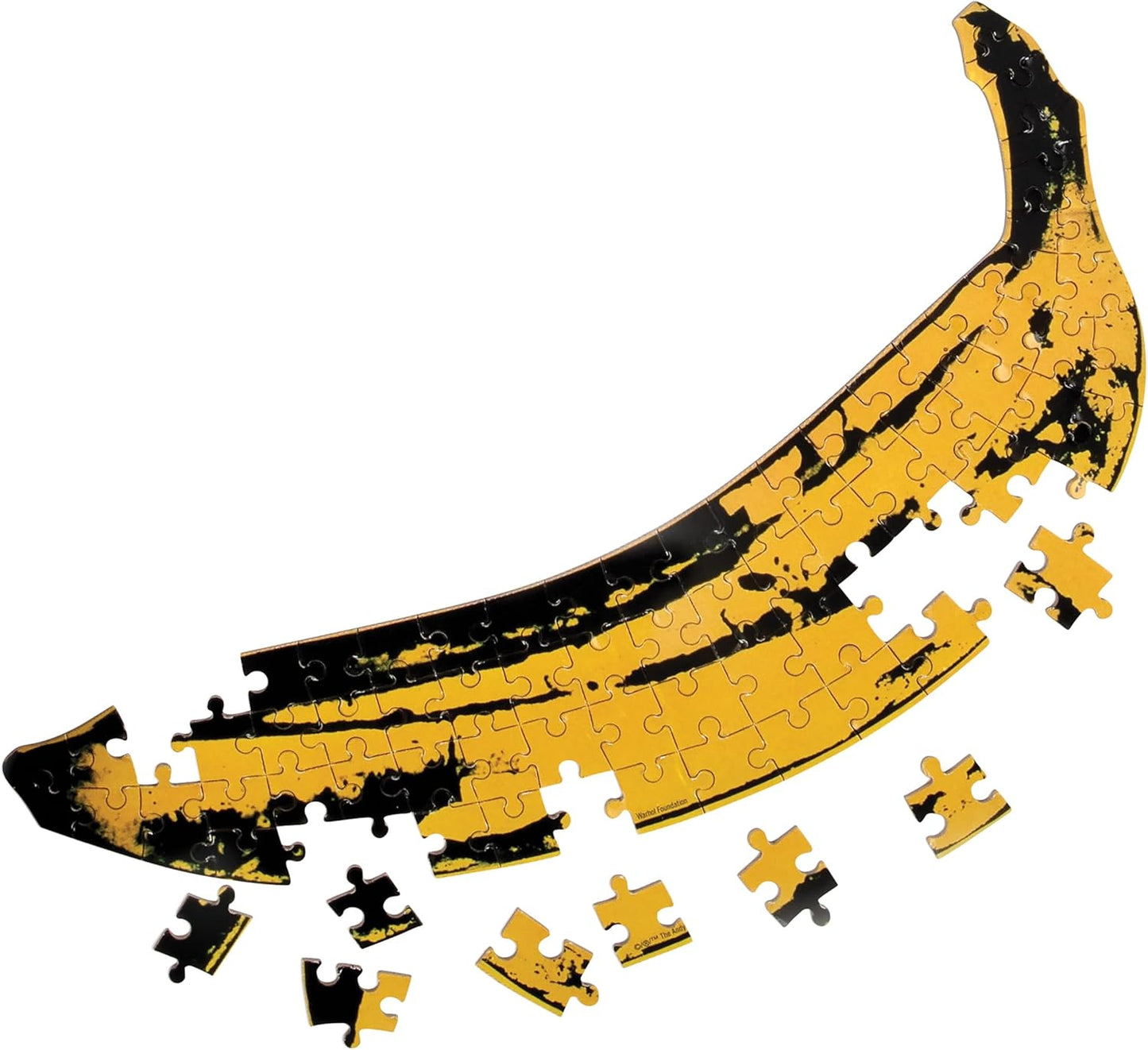 Galison Andy Warhol Mini Shaped Puzzle Banana, Multicolor