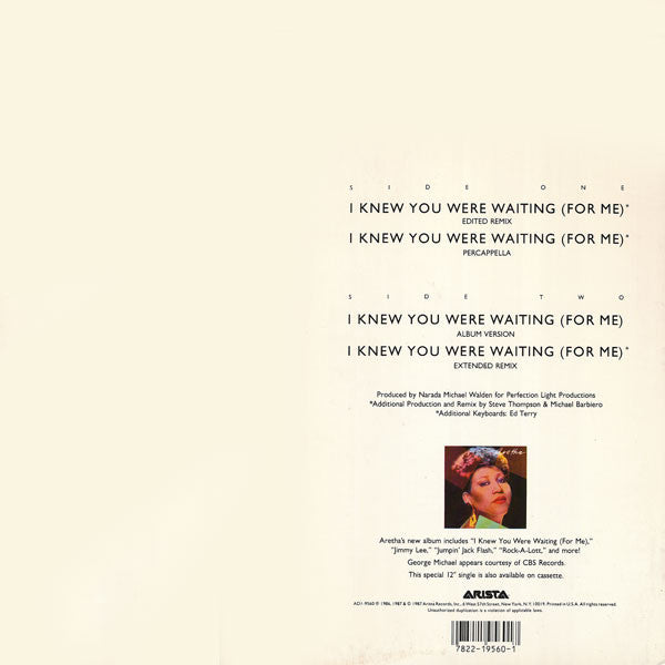 Aretha Franklin & George Michael – I Knew You Were Waiting (For Me)