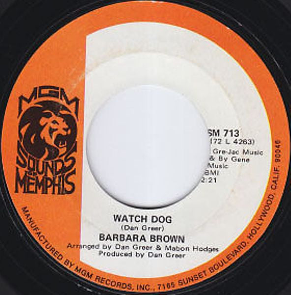 Barbara Brown – Big Party / Watch Dog