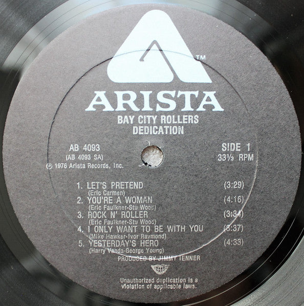 Bay City Rollers – Dedication
