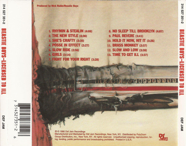 Beastie Boys – Licensed To Ill