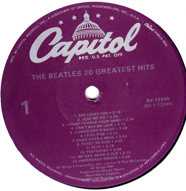 The Beatles – 20 Greatest Hits