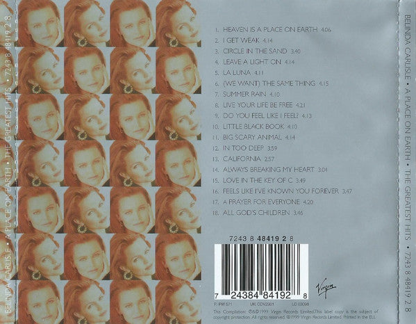 Belinda Carlisle – A Place On Earth (The Greatest Hits)