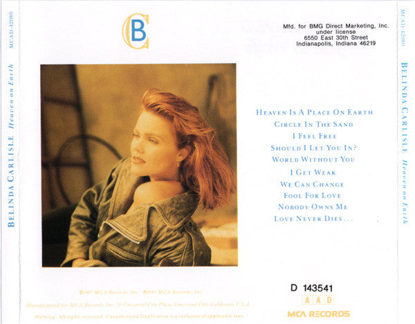 Belinda Carlisle – Heaven On Earth