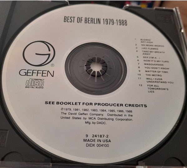 Berlin – Best Of Berlin 1979-1988