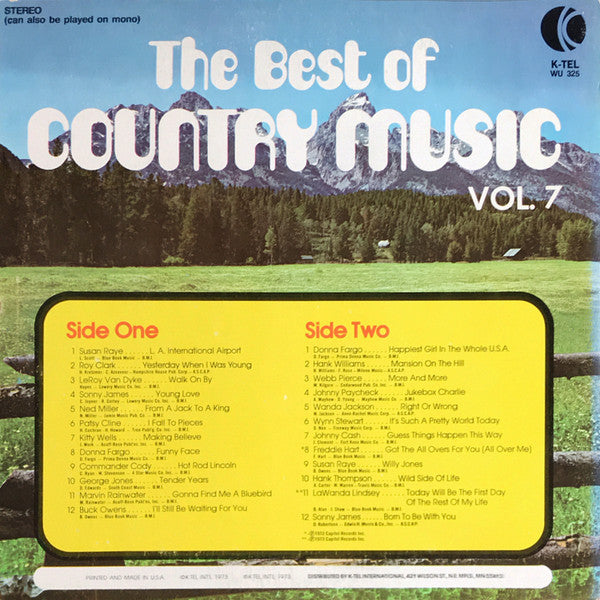 Various – The Best Of Country Music Vol. 7
