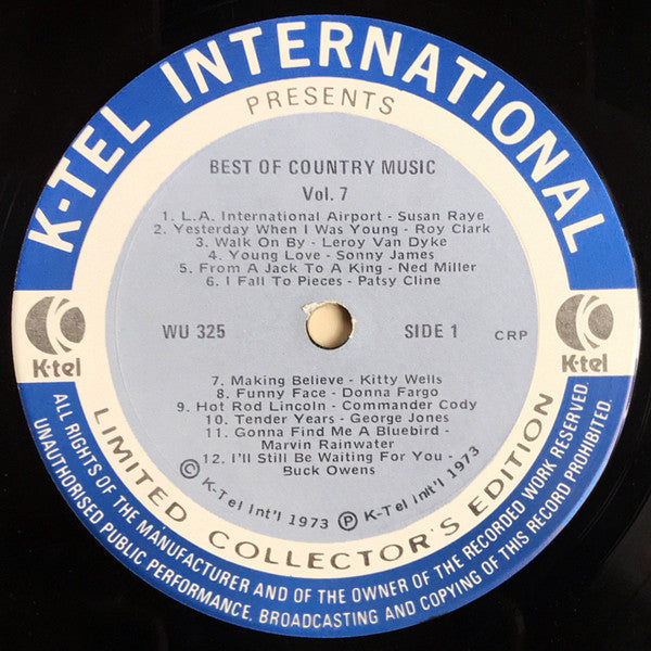 Various – The Best Of Country Music Vol. 7
