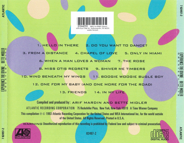 Bette Midler – Experience The Divine (Greatest Hits)