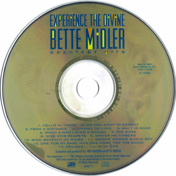 Bette Midler – Experience The Divine (Greatest Hits)