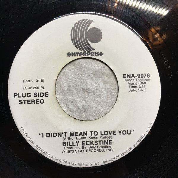 Billy Eckstine – I Didn't Mean To Love You
