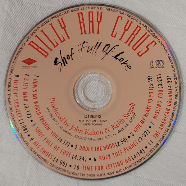 Billy Ray Cyrus – Shot Full Of Love