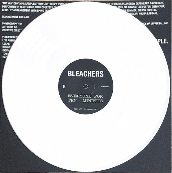 Bleachers – Everyone For Ten Minutes (2026, White Vinyl)