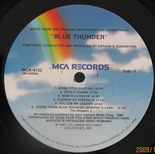 Arthur B. Rubinstein – Blue Thunder (Music From The Original Motion Picture Soundtrack)