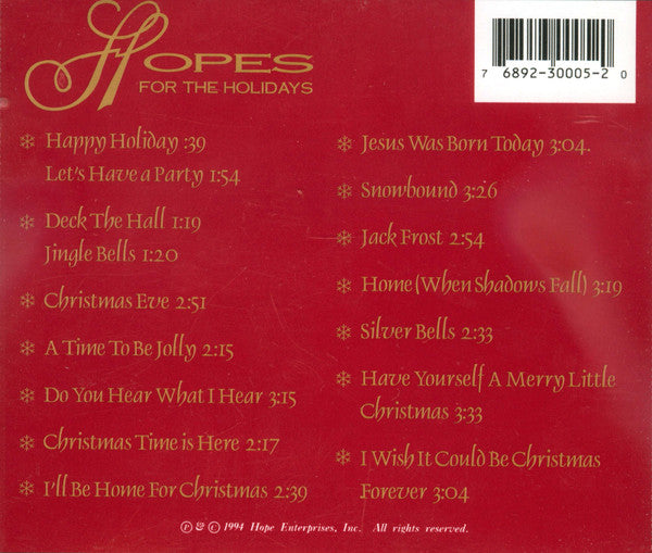 Bob Hope, Dolores Hope – Hopes For The Holidays