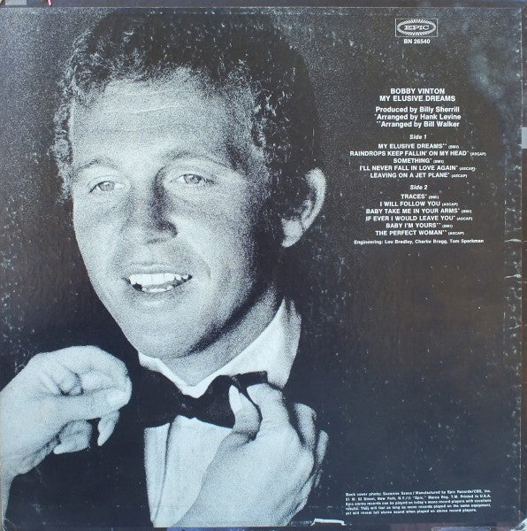 Bobby Vinton – My Elusive Dreams