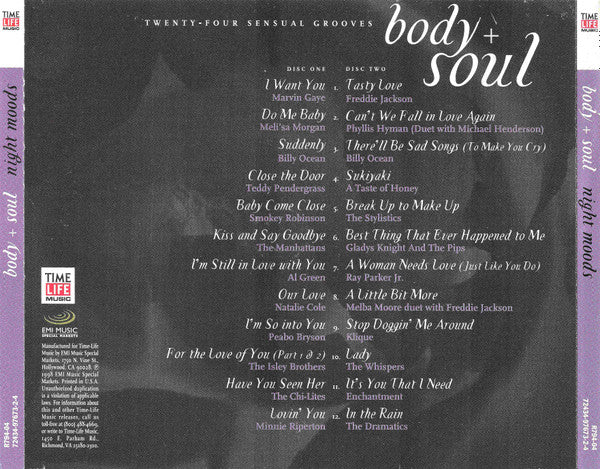 Various – Body + Soul - Night Moods