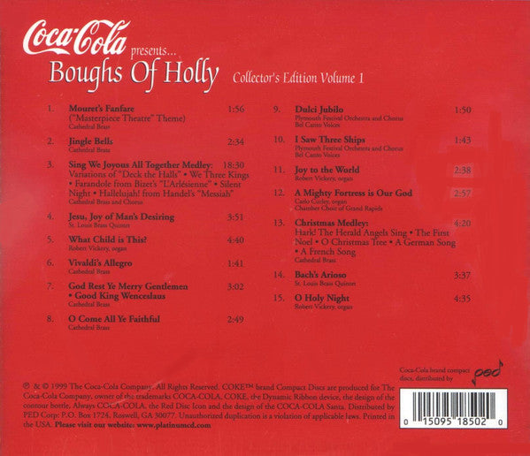 Various – Boughs of Holly - World's Favorite Christmas Carols
