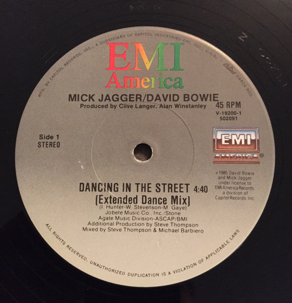 David Bowie and Mick Jagger – Dancing In The Street