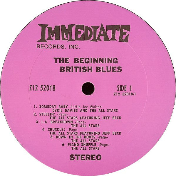 Various – The Beginning British Blues
