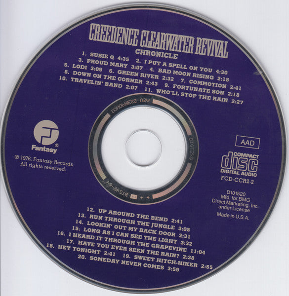 Creedence Clearwater Revival – Chronicle: The 20 Greatest Hits