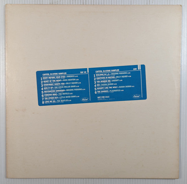 Various ‎– Capitol In-Store Sampler – Neu2u