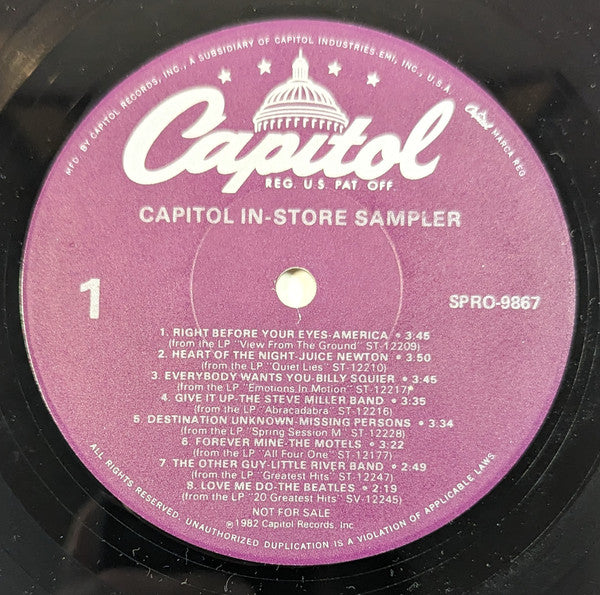 Various – Capitol In-Store Sampler