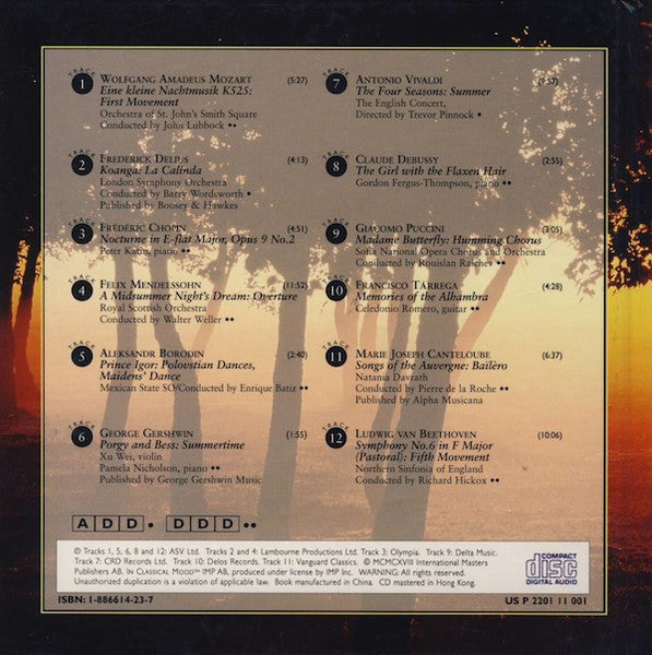 Various – Music For A Summer's Evening