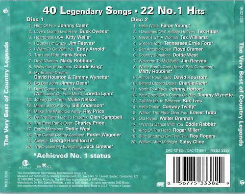 Various – The Very Best Of Country Legends
