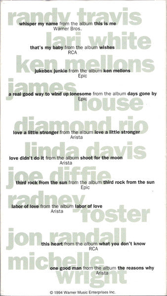 Various – Country Video Monthly - September 1994