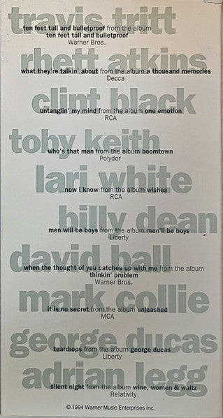 Various – Country Video Monthly - Winter 1994