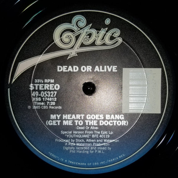 Dead Or Alive – My Heart Goes Bang (Get Me To The Doctor) (American Wipe-Out Mix)