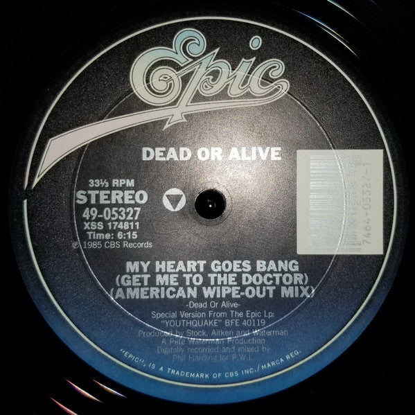 Dead Or Alive – My Heart Goes Bang (Get Me To The Doctor) (American Wipe-Out Mix)