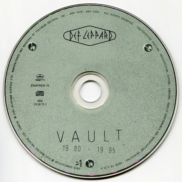 Def Leppard – Vault: Def Leppard Greatest Hits 1980-1995