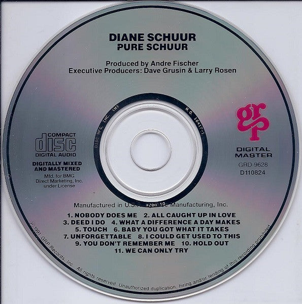 Diane Schuur – Pure Schuur