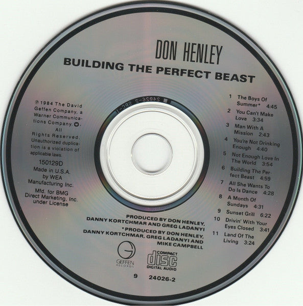 Don Henley – Building The Perfect Beast