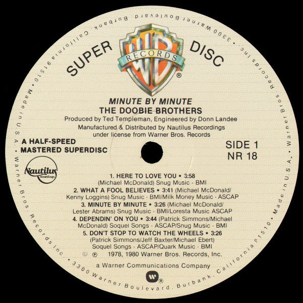 The Doobie Brothers – Minute By Minute