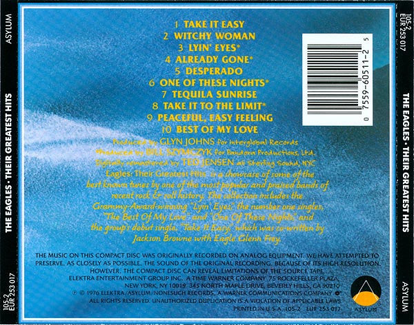 Eagles – Their Greatest Hits 1971-1975