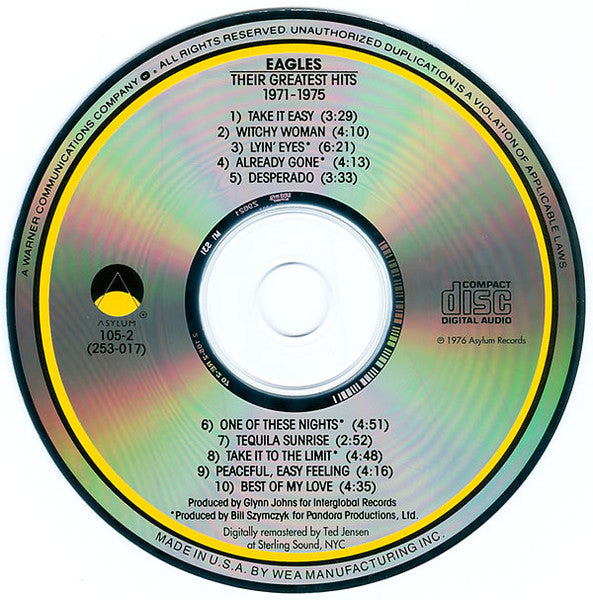 Eagles – Their Greatest Hits 1971-1975
