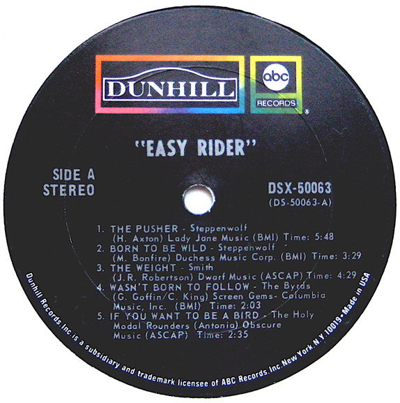 Various – Easy Rider (Music From The Soundtrack)