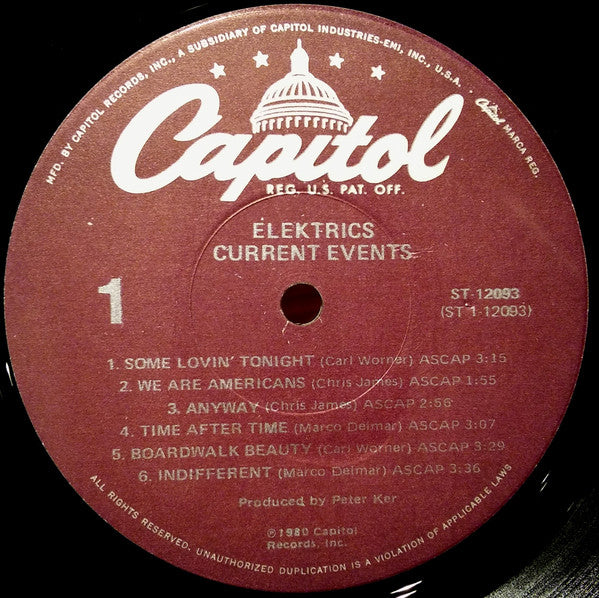 Elektrics – Current Events