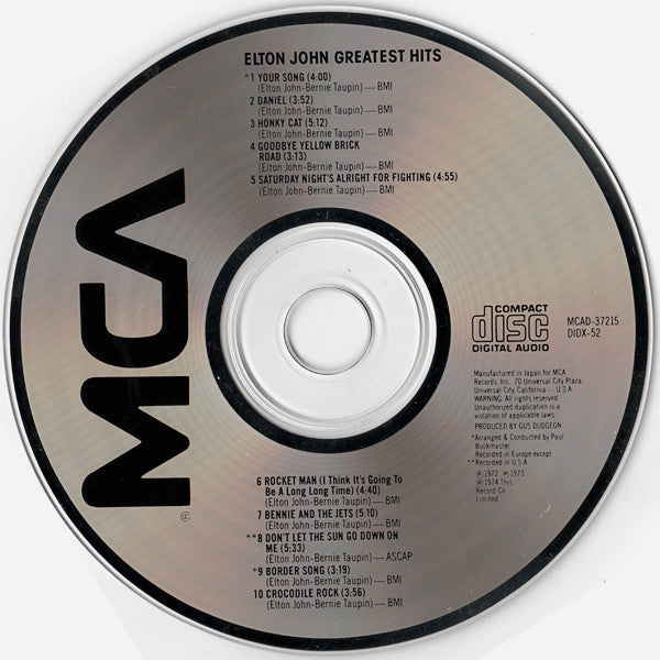 Elton John – Greatest Hits