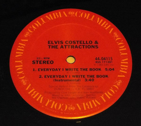 Elvis Costello And The Attractions – Everyday I Write The Book