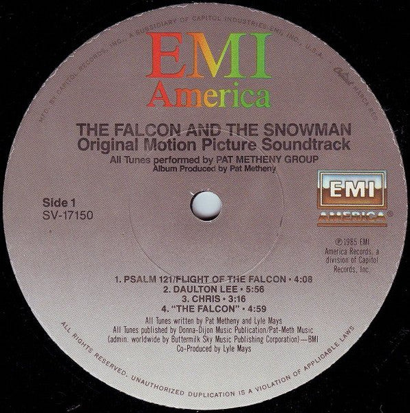Pat Metheny Group – The Falcon And The Snowman (Original Motion Picture Soundtrack)
