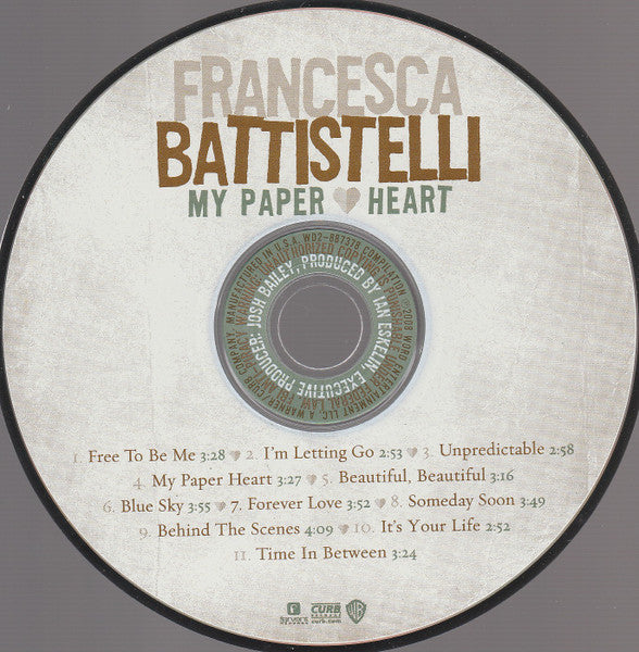 Francesca Battistelli – My Paper Heart